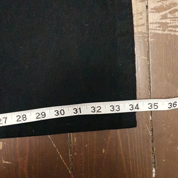 Vintage,  black,cowboy cut, low rise, Wrangler Jean's. - Picture 5 of 6